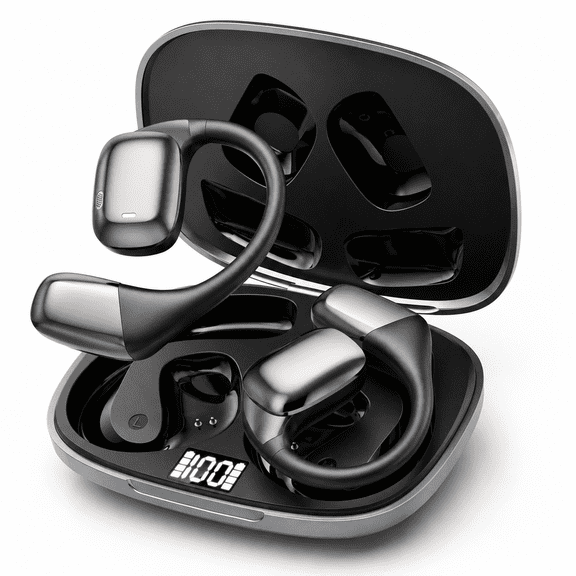AI Translation Earbuds Real Time, 144 Language Translator Earbuds Wireless Bluetooth Earbuds for Music, Calls, Travel, Work and Language Learning