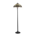 thumbnail image 2 of CHLOE Lighting SERENITY Tiffany-style 2 Light Victorian Floor Lamp 18" Shade, 2 of 3