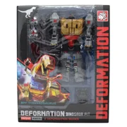 5IN1 BPF ABS Model Transformation G1 Robot Toy Dinoking Volcanicus Grimlock Slag Sludge Snarl Swoop Slash Dinobots Action Figure