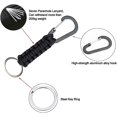 thumbnail image 2 of czcpp-2 Pack Porte-Clés Paracorde Mousqueton Clips Cordon Parachute Crochet Porte-Clés, 2 of 4