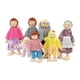 thumbnail image 1 of Figuras De Juego De Simulación Familiar, Desarrollo De Habilidades Pulidas A Mano, Casa De Muñecas De Madera Confiable, Familia, 7 Muñecas, Diversión Para Casa De Muñecas 1:12, 1 of 7