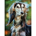 thumbnail image 2 of Aldridge, Ashley 19x24 Gold Ornate Wood Framed with Double Matting Museum Art Print Titled - Saluki Sighted, 2 of 4