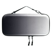 Portable Game Console Carrying Case, Shockproof Waterproof Eva Travel Storage Bag With Soft Inner, Elastic Straps & Padded Flap, Organized Compartments/Pockets For Console,