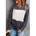 thumbnail image 3 of Pull-over Léopard Rétro Noir pour Femme, 3 of 22