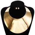 thumbnail image 4 of Gargantilla nacional africana, collares llamativos ajustables, collares punk para Oro sin pulsera Yuyangstore Gargantillas Collares, 4 of 7