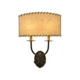 thumbnail image 2 of Meyda Tiffany 163121 Ranchero 2 Light 19" Tall Wall Sconce - MultiColor, 2 of 5