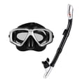 thumbnail image 1 of Lixada Adults Freediving Snorkel Set -fog Diving Snorkeling Goggles Set Swimming Tempered Glass Lens Goggles for Men Women, 1 of 7