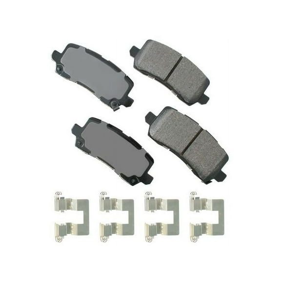 Rear Brake Pad Set - Compatible with 2017 - 2020 Acura MDX 2018 2019