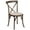 Early American, variant on Flash Furniture HERCULES Series Stackable Oak Wood Cross Back Chair with Cushion