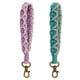 thumbnail image 1 of 2 piezas de llavero de cuerda de algodón tejido a mano, pulsera hecha a mano con flores y margaritas, accesorios para llaves de coche, colgante, 1 of 5