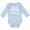 AE-Light Blue, variant on Inktastic Proud Sister of a Kindergarten Grad Girls Long Sleeve Baby Bodysuit