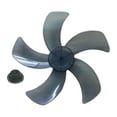 thumbnail image 3 of jifeng Fan Leaves Replacement 5 Leaves Household Fitting High Performance Part Standing Professional Accessories Standing Fan Blades Gray, 3 of 9