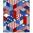 thumbnail image 2 of American Flag Blanket USA Flag and Texa Flag Print Blanket Soft Warm Light Weight Couch Bed Gift 50"x60", 2 of 6