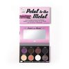 theBalm Petal to the Metal Matte Cream EyeShadows Palette, Eye Brightener, Highlighter Eye Makeup, Creaseless, smooth, Multicolor, 4.2 ounces