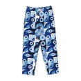 thumbnail image 4 of Xecao Evil Eye Women's Straight Lounge Pajama Pants: The Epitome of Relaxed Sleepwear, 4 of 9