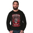 thumbnail image 4 of Retired Firefighter Proud Volunteer Men's Big & Tall Crewneck Sweatshirt Brisco Brands 2X, 4 of 5