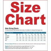 Adar Universal Double Pocket Snap Front Top Available in 39 solid colors