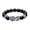 Black, variant on S925 Sterling Silver Bracelet Pixiu Obsidian Crystal Stretch Beaded Bracelets Feng Shui Auspicious Jewelry Gift for Men Father Boyfriend 7" J1914054