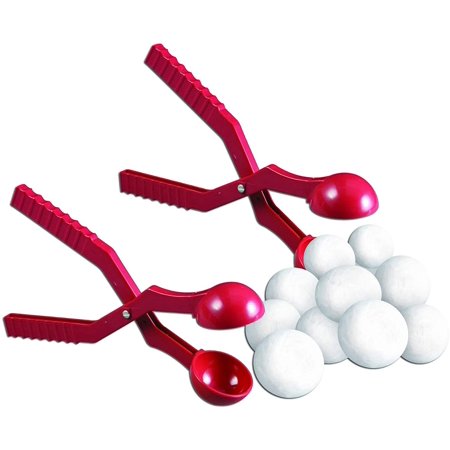 Paricon 2-Pack Snowball Makers. Outdoor Winter Snow Toy, Sand Mold, 603-2PK, Red
