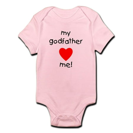 

CafePress - My Godfather Loves Me Infant Bodysuit - Baby Light Bodysuit
