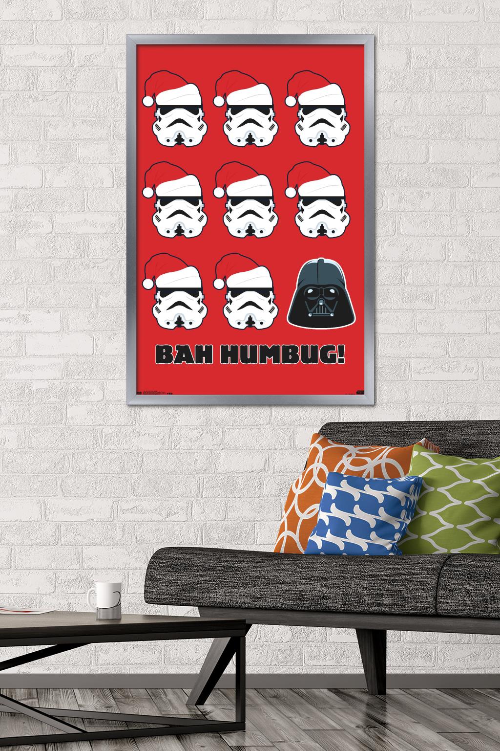 Star Wars: Saga - Bah Humbug Wall Poster, 22.375" x 34" Framed