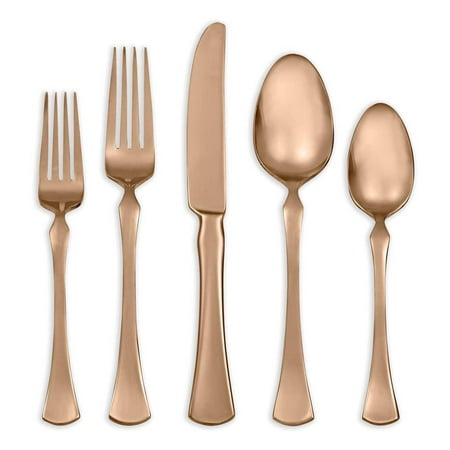 5-Pc Flatware Set in Copper