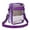 Purple, variant on GASTROPOD Clear Bag for Stadium Events Waterproof Crossbody Bags for Women Storage Handbags for Women Purple Small