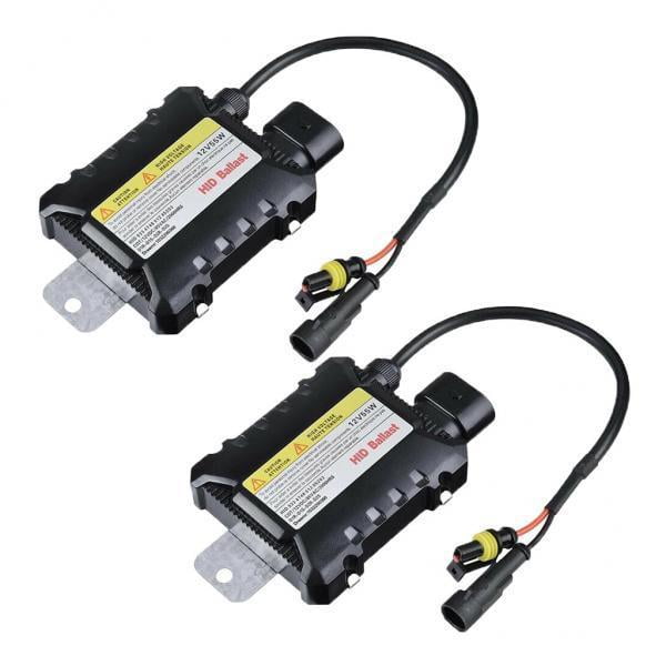 2x 2 Piezas HID Ballast Reemplazo Reemplazo de Coche Slim Xenon Lámpara Impermeable para H4 3 9005 Zulema Reemplazo de balasto HID