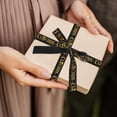 thumbnail image 4 of BESTYASH Graduation Party Black Ribbon for Wrapping Presents and Crafting with Foil Design, 4 of 8