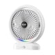 thumbnail image 2 of Campana Para Cocina Three-Speed Mini Desktop Fan Rechargeable Battery Powered Fan With Colorful LED Lights Portable USB Fan Quiet Suitable For Home Office Travel Camping Fan, 2 of 7