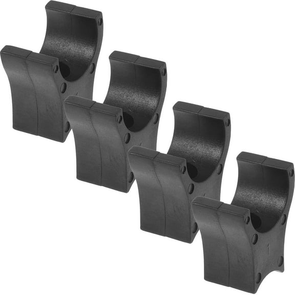 Pawsdot 4Pcs Black Wheelchair Seat Rail Guides Replacement Parts Durable and Easy to Install