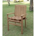 thumbnail image 4 of Vargottam Printed Indoor/Outdoor Chair Pads Non Slip Dining Chair CushionSquareShapedDining Chair Pad With String Ties Machine Washable & Home Decor Cushion- Set Of 2-Tawny Brown, 4 of 8
