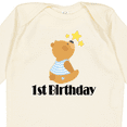 thumbnail image 4 of Inktastic 1st Birthday 1 Year Old Boy Bear Boys Long Sleeve Baby Bodysuit, 4 of 5