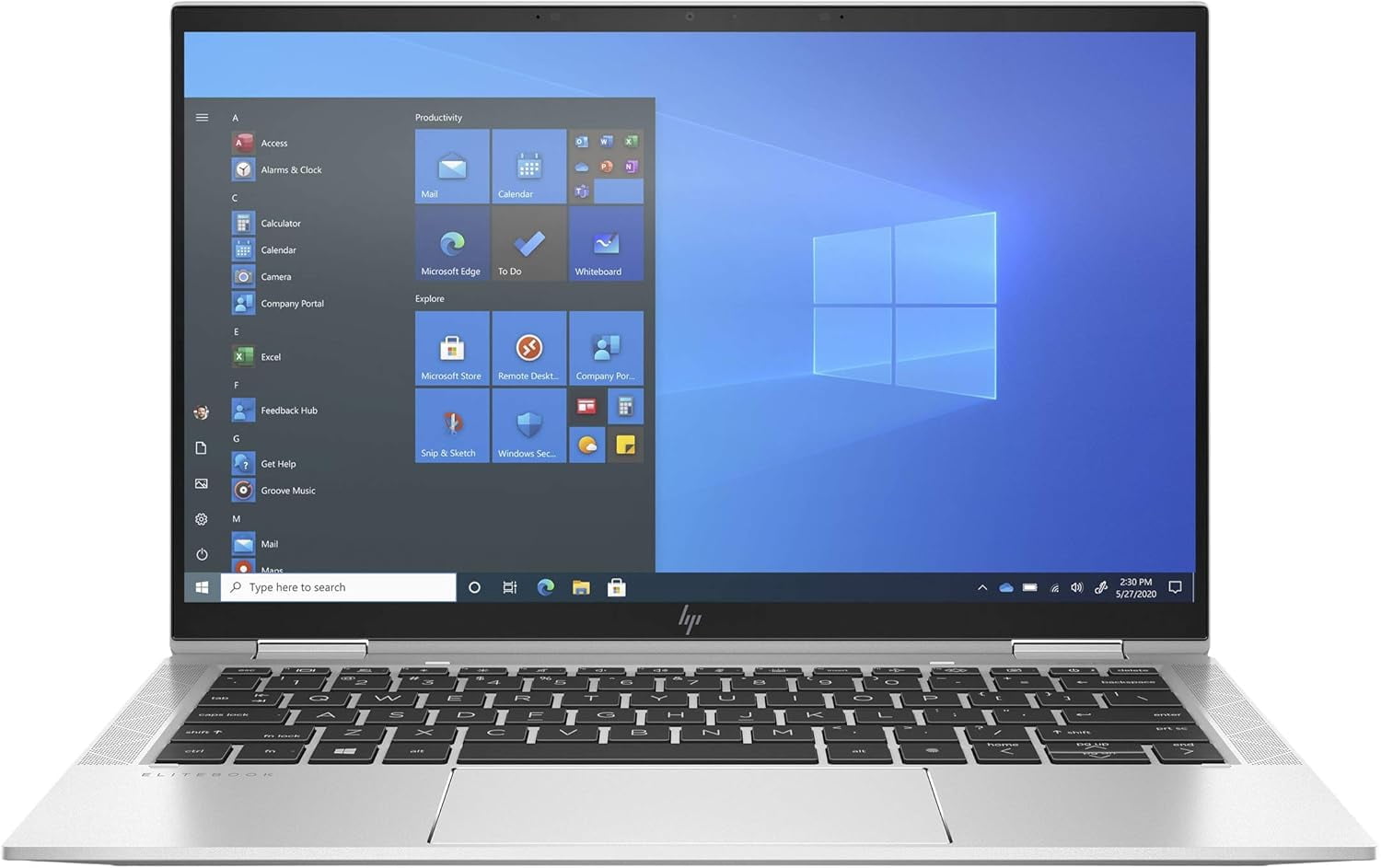 HP EliteBook x360 1030 G8 13.3" Touchscreen Laptop – Intel i5-1135G7, 16GB RAM, 256GB SSD, Windows 11, Lightweight 2-in-1 Convertible