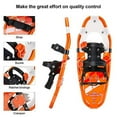 thumbnail image 2 of Gpeng 3-in-1 Xtreme Lightweight Terrain Snowshoes for Men Women Youth Kids, Light Weight Aluminum Alloy Terrain Snow Shoes with Trekking Poles and Carrying Tote Bag, 14"/21"/ 25"/27"/ 30", (27"), 2 of 3