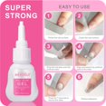 thumbnail image 3 of Pegamento de uñas en gel MEKERUI Super Strong, 15 ml, para presionar las uñas, 3 of 7