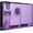 Clear Atomic Purple, variant on XIHAMA Clear Atomic Purple Console Back Plate DIY Replacement Housing Shell Case for Nintendo Switch Console with Kickstand – JoyCon Shell NOT Included