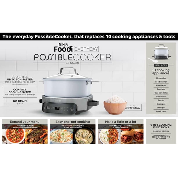 Ninja 10-in-1 Multi-Cooker | Multi-program - Walmart Business Supplies