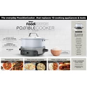 Ninja 10-in-1 Everyday PossibleCooker 6.5 Qt Multi-Cooker, Slow Cook, Dutch Oven, Rice Cooker, MC1100 White