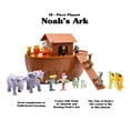 thumbnail image 6 of BibleToys Noah's Ark 18 Piece Playset with Noah, 14 Animals and Floating Ark - Christian Based Faith Children Toys, 6 of 6