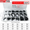 thumbnail image 1 of New Export 300-Piece Carbon Steel C-Type Shaft Retaining Rings: Blackened Open Circlips for Efficient, Versatile Use – Durable, Easy Installation, Compact Storage, High-Performance Spring Clips for, 1 of 6