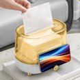 thumbnail image 4 of onlyliua Ofertas Del Día Liquidación Prime Caja de Pañuelos de Escritorio Contenedor de Pañuelos Soporte de Pañuelos de Plástico Caja de Pañuelos de Escritorio Contenedor de Pañuelos Soporte de Pañue, 4 of 6