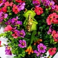 thumbnail image 2 of D Cute Frog And Turtle Hanging Decorations Musical Animals For Garden Resin Planters Decorative Items With Instrument Theme Outdoor Indoor Decor Resin Material, 2 of 3