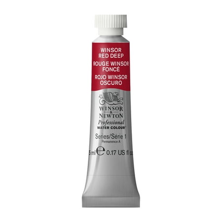 UPC: 0000050041374 | Winsor & Newton Professional Watercolor  5ml  Winsor Red Deep