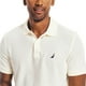 thumbnail image 3 of Polo Nautica para hombre, manga corta, cubierta lisa, color crema, 3 of 4