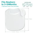 thumbnail image 3 of Baby Bibs Soft and Absorbent 100% Cotton Bandana Bibs Set for Boys Girls Newborn Unisex, 3 of 8