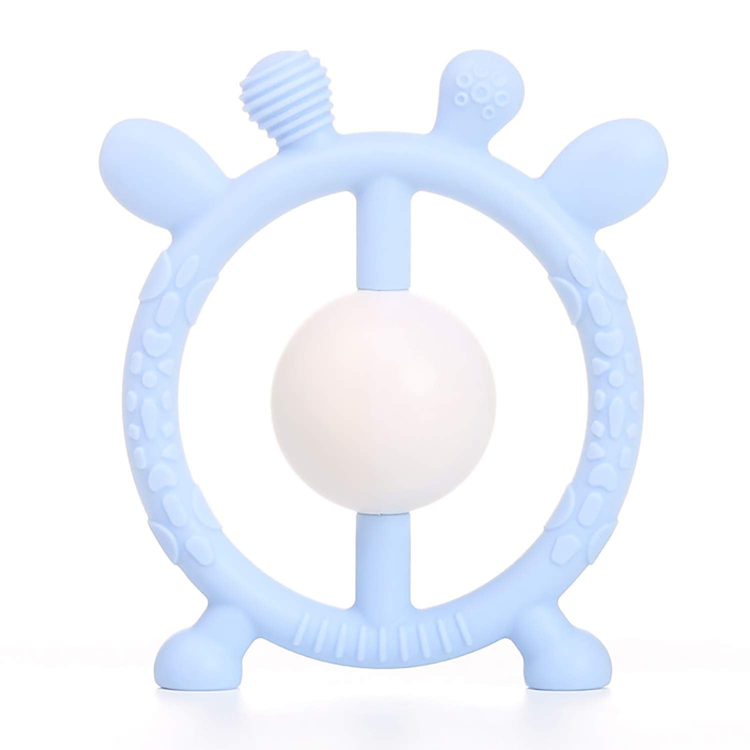 VONTER Baby Teething Toys for Babies 0-6 Months BPA Free Silicone Teethers for Babies Cute and Effective Pain Relief for Stylish Boy or Girl