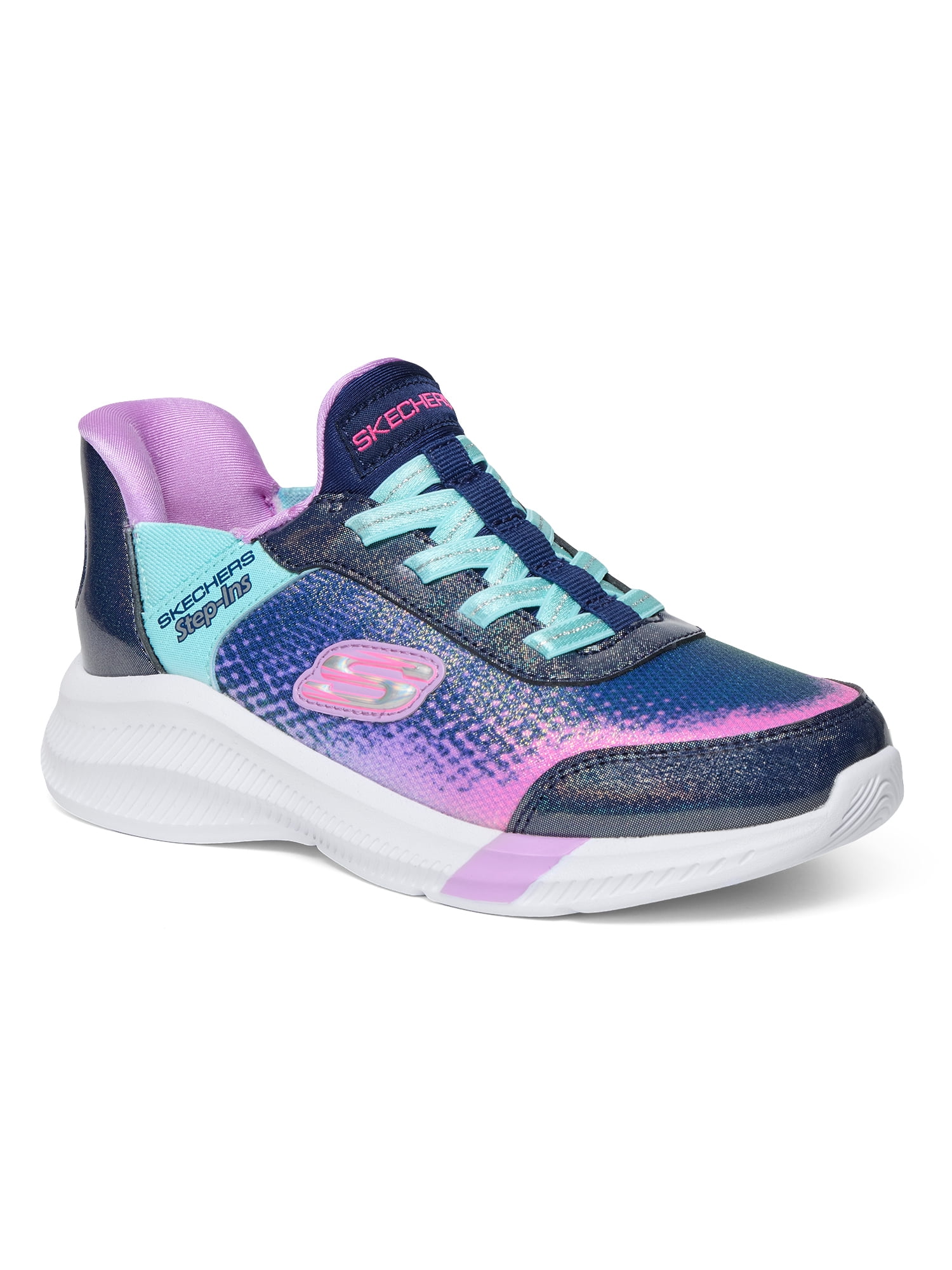 Skechers Girls Hands Free Step-Ins Wavy Dream Slip-On Sneakers