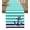 Turquoise, variant on Aqua Horizontal Striped Short Table Runners 36 Inches, Cotton Linen Fabric Table Runner Dresser Scarf, Navy Anchor Nautical Coastal Tablerunner for Party/Kitchen/Dinner/Wedding Decor 13''x36''