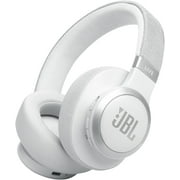 Open Box JBL Live 770NC - سماعات رأس لاسلكية فوق الأذن مع خاصية إلغاء الضوضاء التكيفية الحقيقية - أبيض